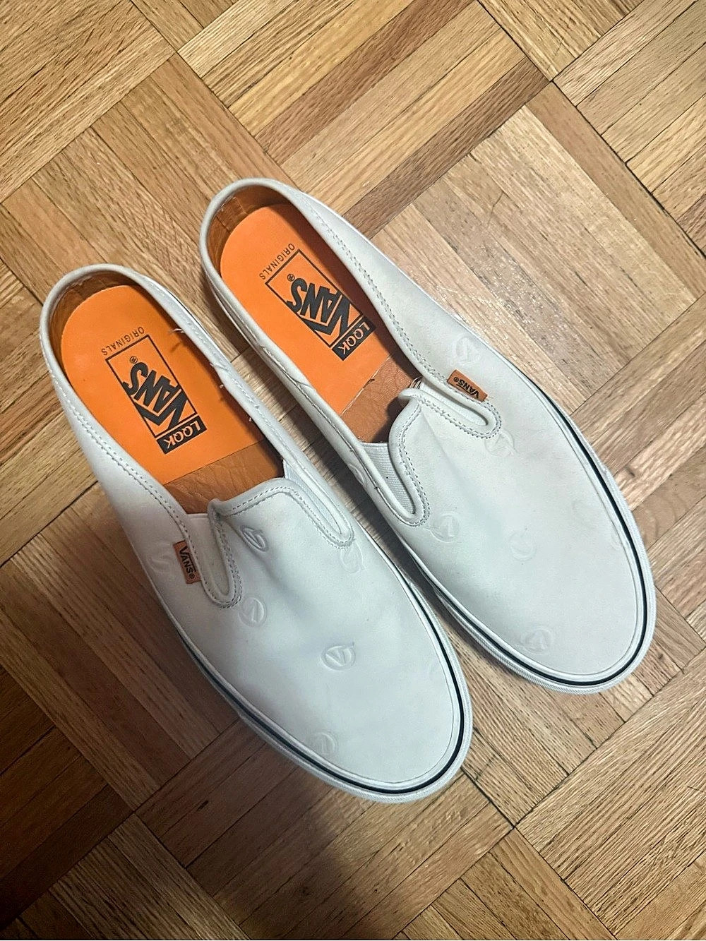 Vans Vault x LQQK Studio OG Mule LX Marshmallow White Sneakers size 12